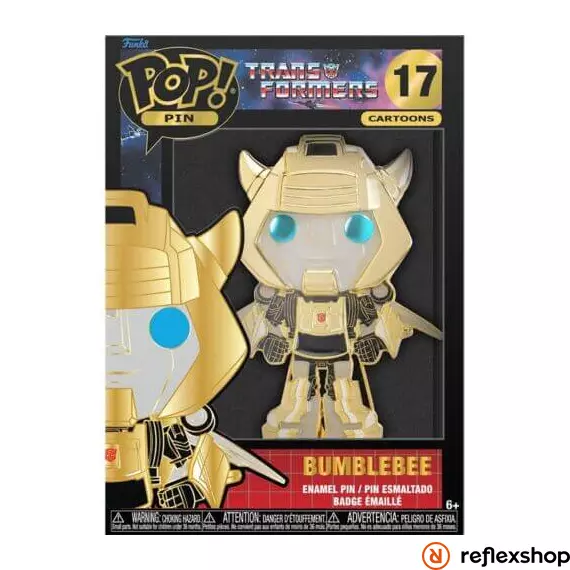 Funko Pop! Cartoons: Transformers - Bumblebee #17 Large Enamel Pin