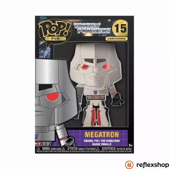 Funko Pop! Cartoons: Transformers - Megatron #15 Large Enamel Pin