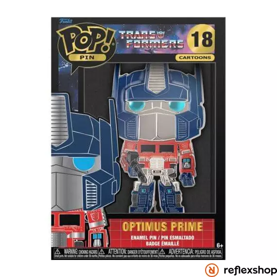 Funko Pop! Cartoons: Transformers - Optimus Prime* #18 Large Enamel Pin