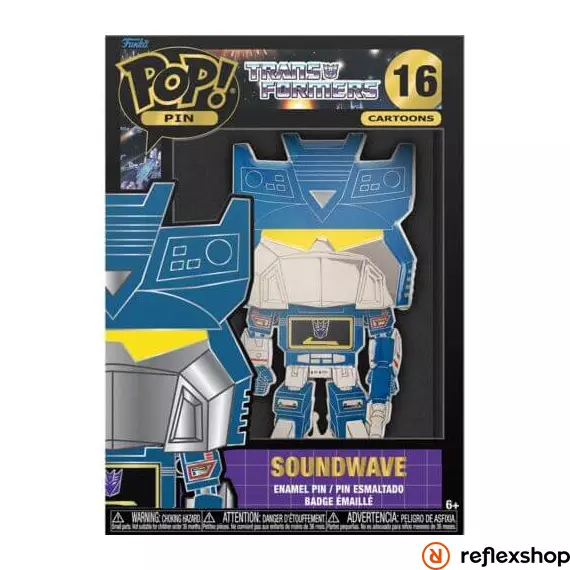 Funko Pop! Cartoons: Transformers - Soundwave #16 Large Enamel Pin