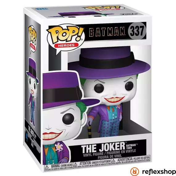 POP Heroes:Batman 1989 -Joker w/Hat #337