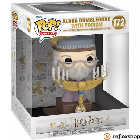 Funko POP! Deluxe: Harry Potter - Albus Dumbledore w/Podium figura #172