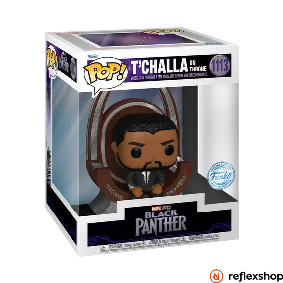 Funko Pop! Deluxe Marvel: Black Panther Legacy S1 - T’Challa on Throne (SE) #1113 Vinyl Figure