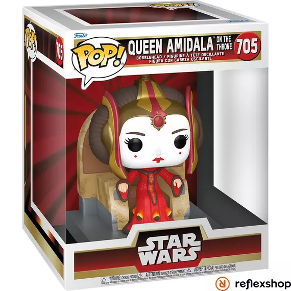 Funko POP! Deluxe: Star Wars - Amidala on Throne figura