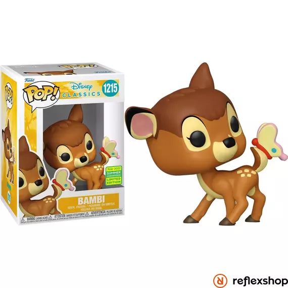 Funko Pop! Disney Classics: Bambi - Bambi (with Butterfly) (Summer Convention Limited Edition) #1215 Vinyl Figure