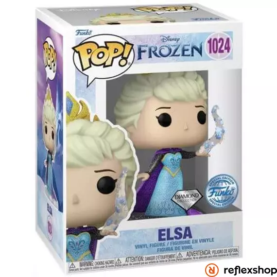 Funko Pop! Disney: Frozen - Elsa (Diamond Collection) (Special Edition) #1024 Vinyl Figure