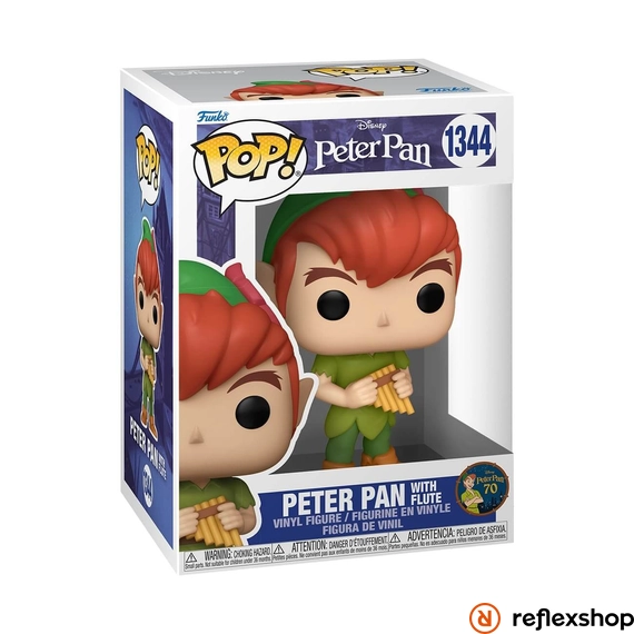 Funko POP! Disney: Peter Pan70th - Peter w/flute figura
