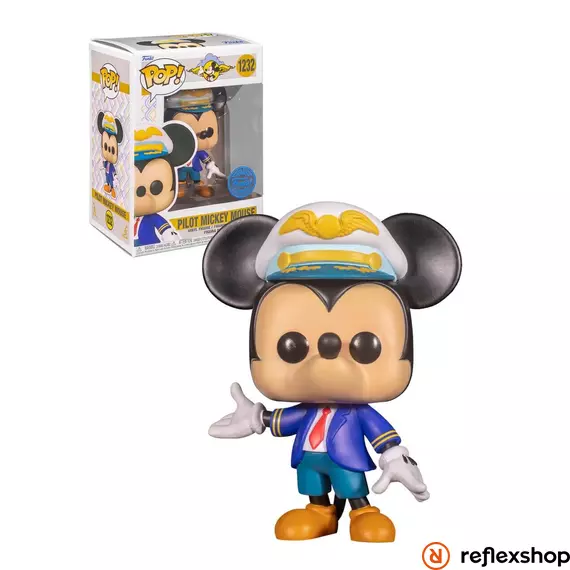 Funko Pop! Disney: Pilot Mickey Mouse (Special Edition) #1232 Vinyl Figure