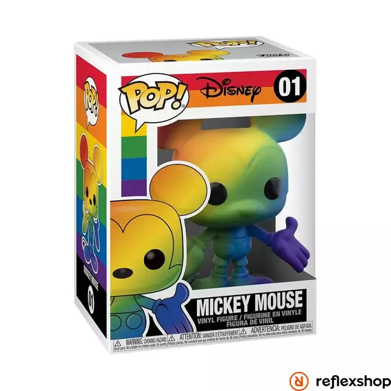 Funko POP! Disney: Pride - Mickey Mouse (Rainbow) figura #01