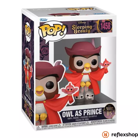 Funko POP! Disney: Sleeping Beauty - Owl As Prince figura #1458