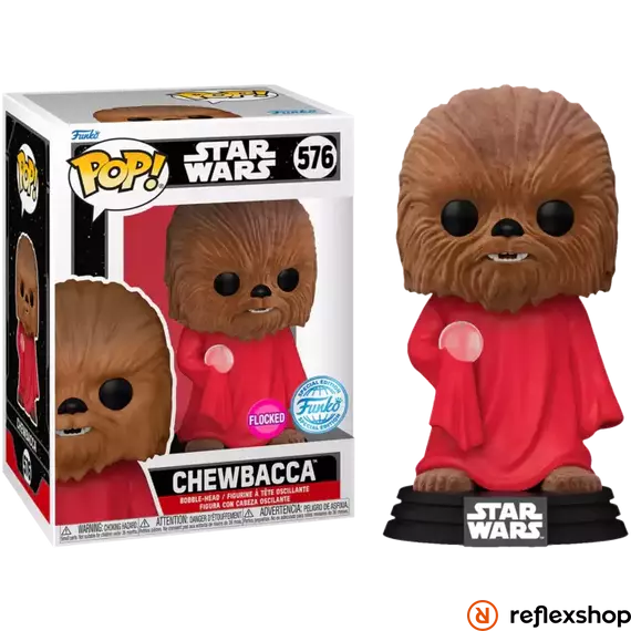 Funko Pop! Disney Star Wars - Chewbacca with Robe (Flocked) (Special Edition) #576 Bobble-Head Vinyl Figure