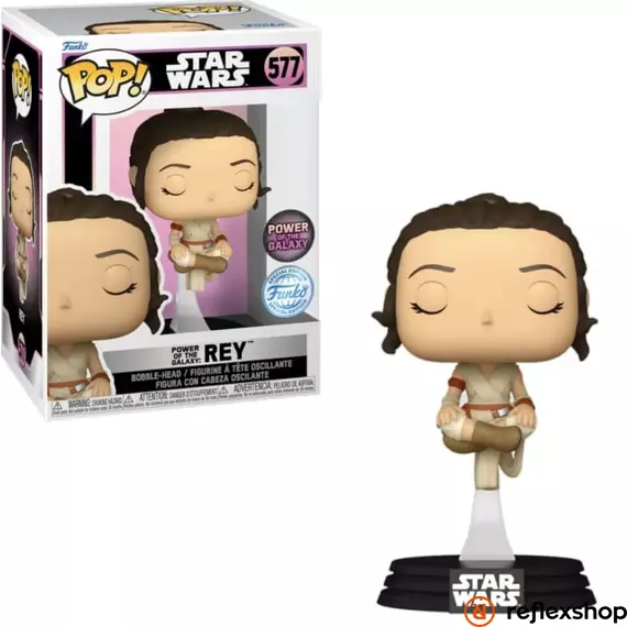 Funko Pop! Disney Star Wars: Power of the Galaxy - Power of the Galaxy Rey (Special Edition) #577 Bobble-Head Vinyl Figure