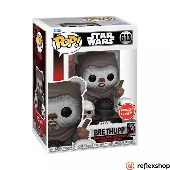 Funko POP! Disney Star Wars: Return of the Jedi 40th - Brethupp (with Helmets) (Gamestop Exclusive) figura #613 Bobble-Head