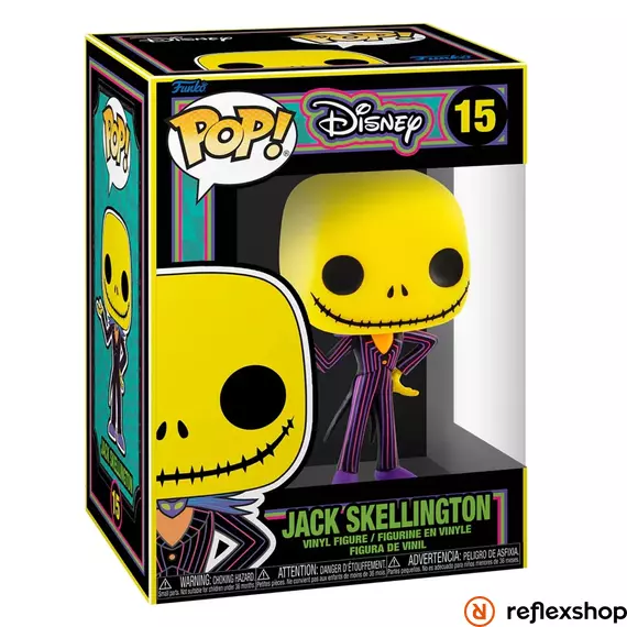 Funko Pop! Disney: The Nightmare Before Christmas - Jack Skellington (Blacklight) #15 Vinyl Figure