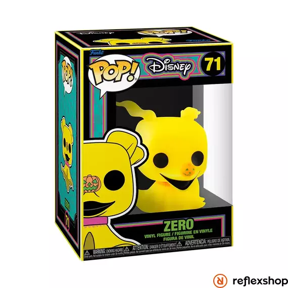 Funko Pop! Disney: The Nightmare Before Christmas - Zero (Blacklight) #71 Vinyl Figure