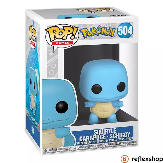 Funko Pop! Games: Pokemon - Squirtle Carapuce - Schiggy #504 Vinyl Figure