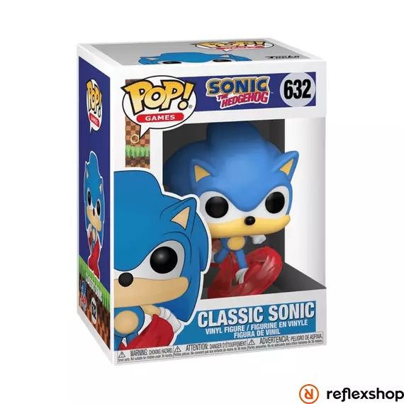 Funko POP! Games: Sonic the Hedgehog - Classic Sonic figura #632