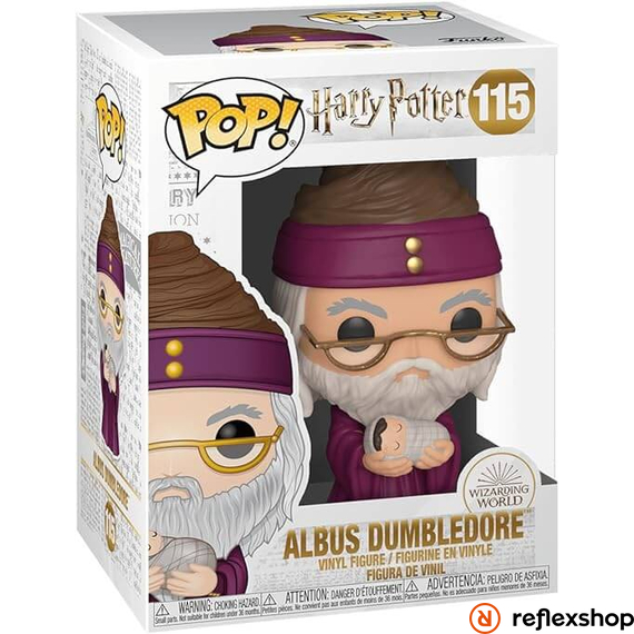 Funko POP! Harry Potter: Albus Dumbledore w/Baby Harry figura #115
