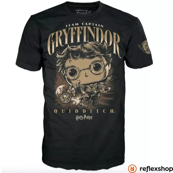 Boxed Tee: Harry Potter:Quidditch Harry - M