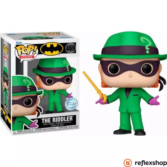 Funko Pop! Heroes: DC Super Heroes Comics Batman - The Riddler (Arkhamverse) (Special Edition) #469 Vinyl Figure