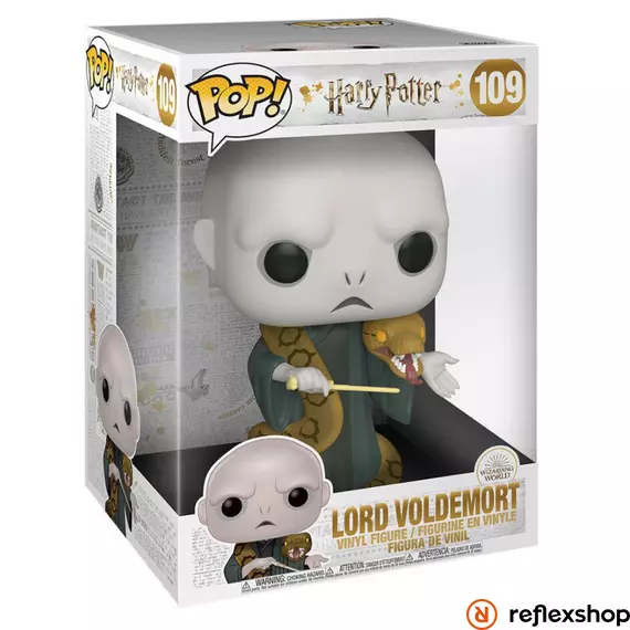 Funko POP! Jumbo: Harry Potter - Voldemort w/Nagini figura