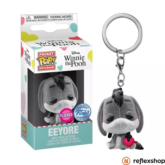 POP Keychain: Disney- Eeyore w/heart(FL)