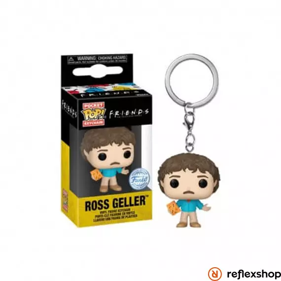 Funko POP! Keychain: Friends- 80's Ross