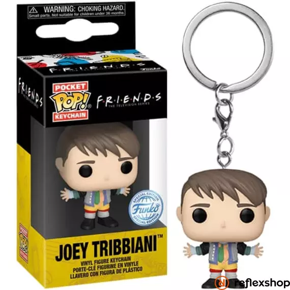 Funko POP! Keychain: Friends- Joey in Chandler's Clothes