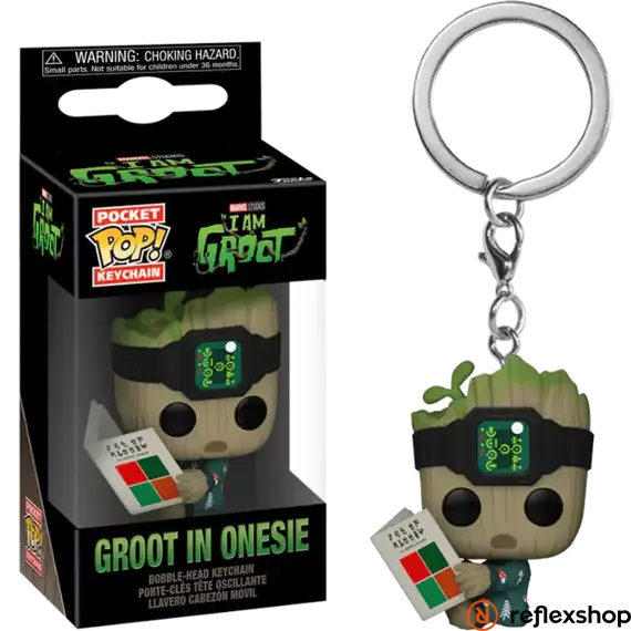 POP Keychain: IAG- Groot PJs w/book