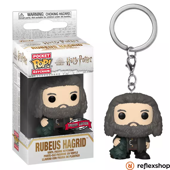 Funko POP! Keychain: Harry Potter Holiday - Hagrid figura