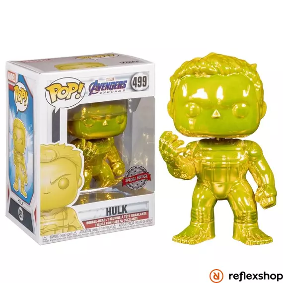 POP!-Marvel Avengers Endgame W2 Hulk Yellow Chrome