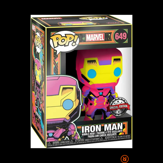 POP Marvel: Black Light- Iron Man