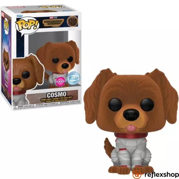 Funko POP! Marvel: Guardians of the Galaxy Vol3 - Cosmo (Flocked) (SE) figura #1207 Bobble-Head