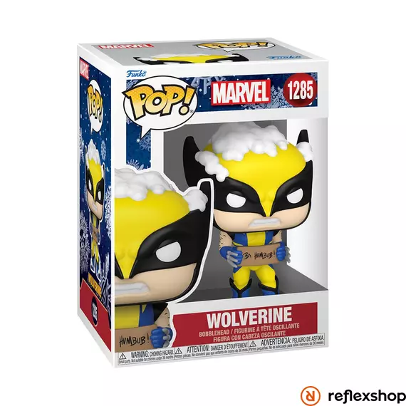 Funko POP! Marvel: Holiday - Wolverine w/ Sign figura