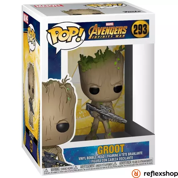 POP Marvel: Infinity War - Groot w/Blaster #293