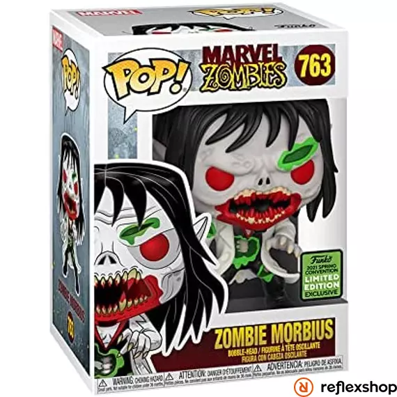 Funko Pop! Marvel: Marvel Zombies - Zombie Morbius (Convention Limited Edition) #763 Bobble-Head Vinyl Figure