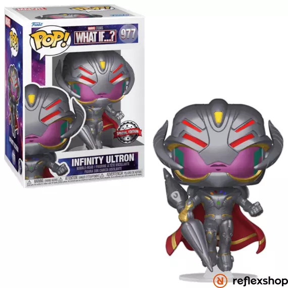 Funko Pop! Marvel: What If...? - Infinity Ultron (with Javelin) (Special Edition) #977 Bobble-Head Vinyl Figure #977