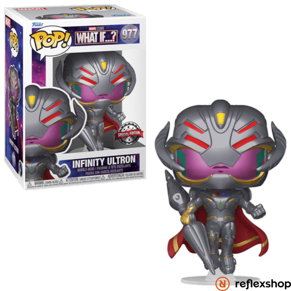 Funko Pop! Marvel: What If...? - Infinity Ultron (with Javelin) (Special Edition) #977 Bobble-Head Vinyl Figure #977