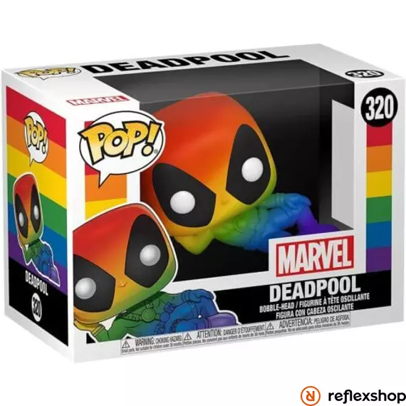 Funko Pop! Marvel: Pride - Deadpool #320 Bobble-Head Vinyl Figure