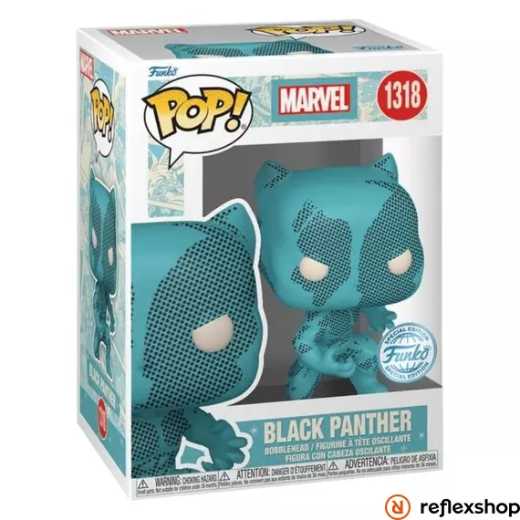 Funko POP! Marvel: Retro Reimagined - Black Panther (SE) #1318 figura Bobble-Head