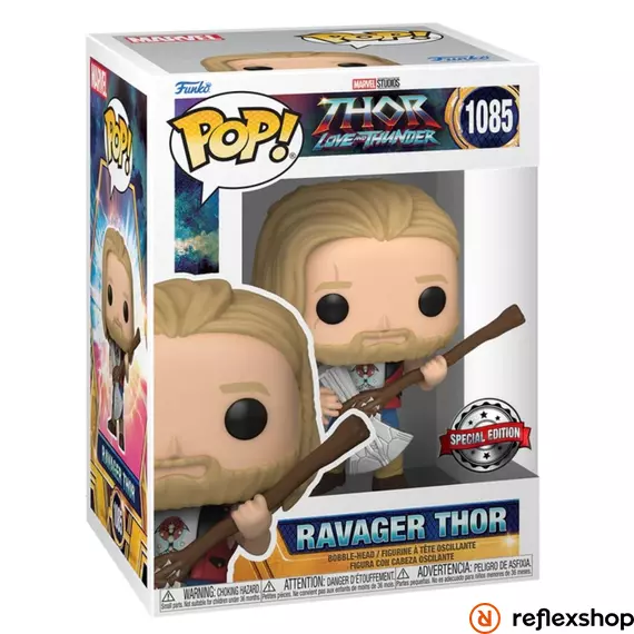 Funko Pop! Marvel: Thor Love and Thunder - Ravager Thor (Special Edition) #1085 Bobble-Head Vinyl Figure