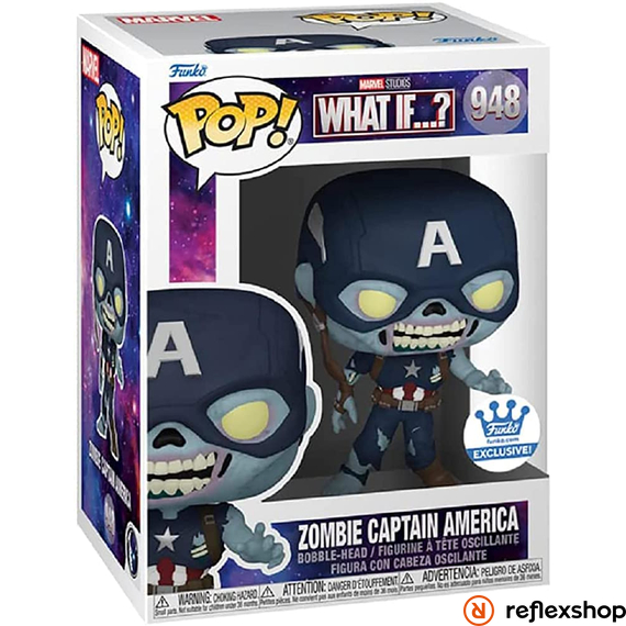 FunkoPOP!-Marvel What If S2 Zombie Captain America (Alt)