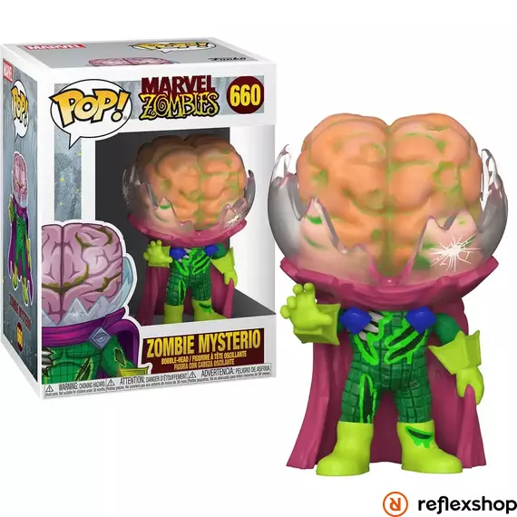 Funko Pop! Marvel Zombies - Zombie Mysterio #660 Bobble-Head Vinyl Figure