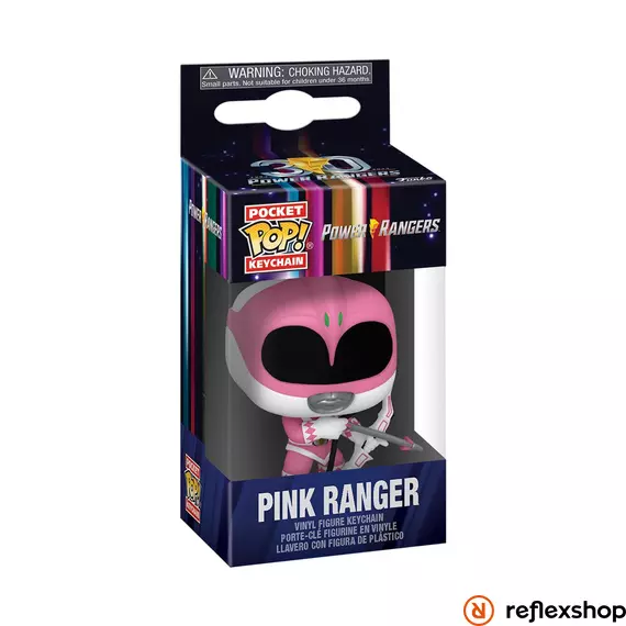 Funko POP! Mighty Morphin Power Rangers 30th - Pink Ranger kulcstartó