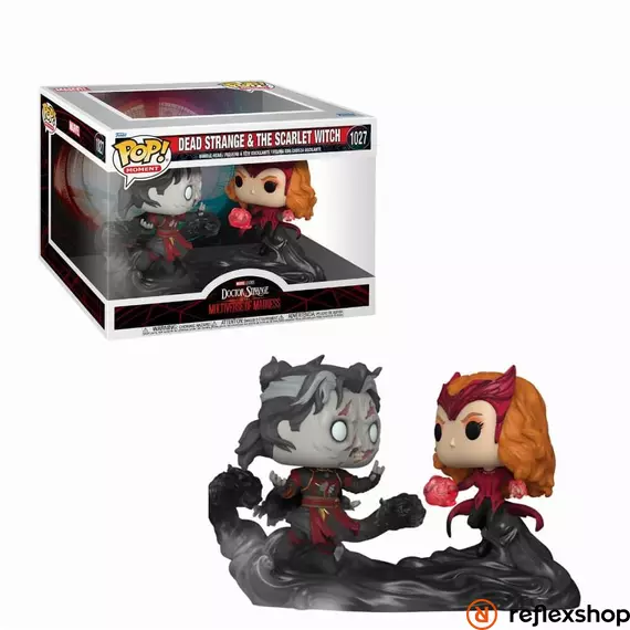 Funko Pop! Moments: Marvel Doctor Strange in the Multiverse of Madness - Dead Strange & The Scarlet Witch #1027 Bobble-Head Vinyl Figures