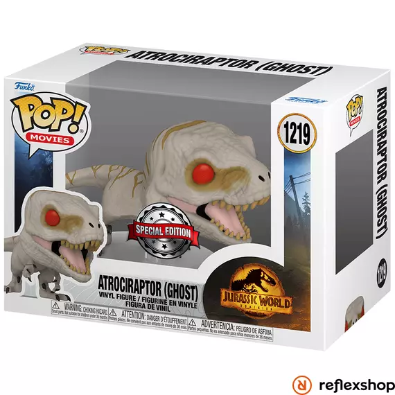 Funko POP! Movies: Jurassic World 3 - Atrociraptor (Ghost) figura #1219