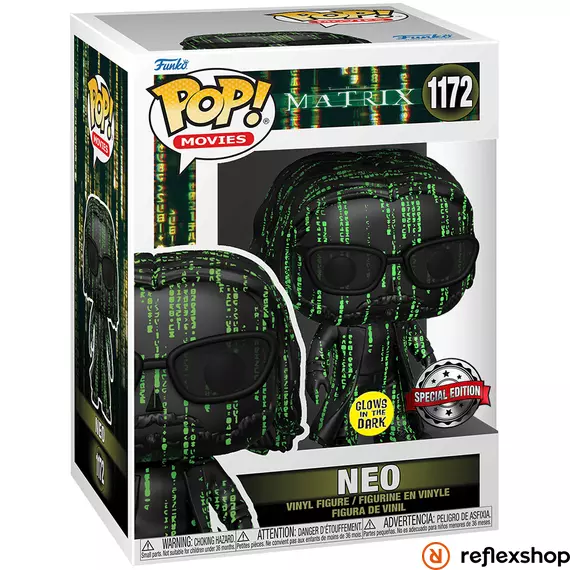 Funko POP! Movies: The Matrix 4 - Neo (Coded) figura #1172