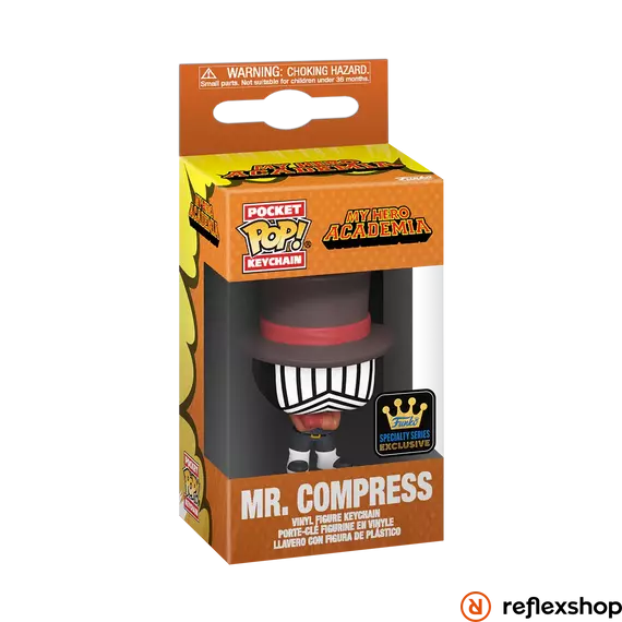 Funko POP! My Hero Academia - Mr. Compress(Hideout) kulcstartó