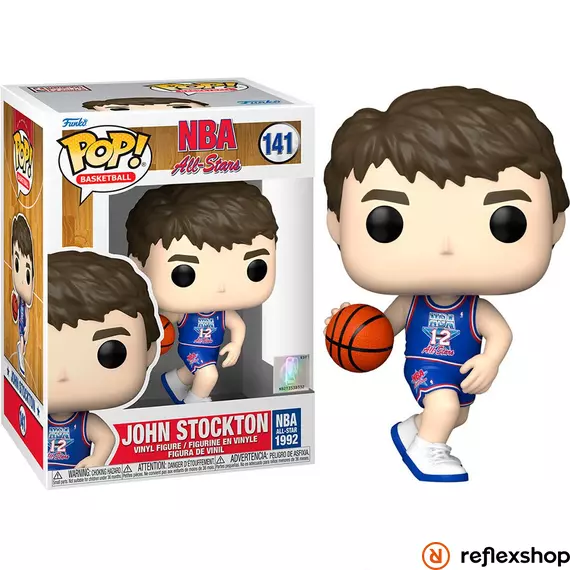 POP NBA:Legends-JohnStockton(BlueAllStarUni1992) #141