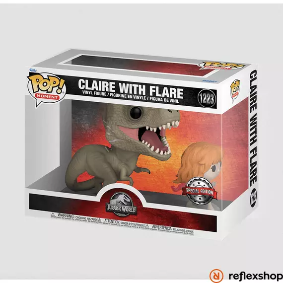 Funko Pop! Moment: Jurassic World - Claire with Flare (Special Edition) #1223 Vinyl Figure #1223